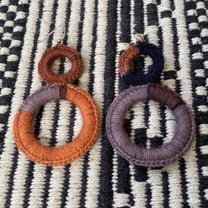 Double-Hoop Crochet Earrings - Lightweight!